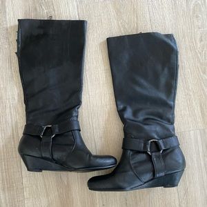 Material Girl black boots